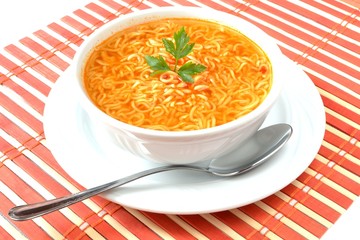 tomato soup with noodles