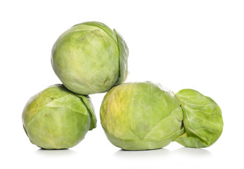 four brussel sprouts