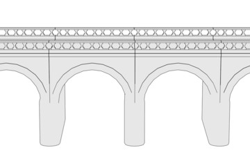 cartoon image of bridge (architecture element)