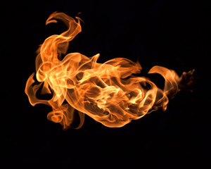 Fire flames background