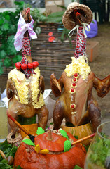 roast chicken decorative