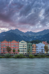 Fototapeta premium Mariahilf Street in Innsbruck, Austria.