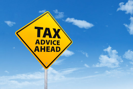 Tax advice concept