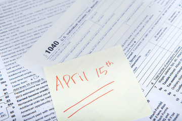 Obraz premium Tax reminder