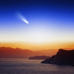 Comet in sky © IgorZh