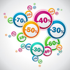 Soldes - Promotion - Illustration vectorielle