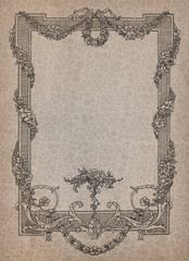 Floral background illustration