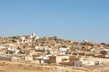 Fototapeta na wymiar Village Tamezret in Tunisia