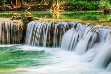 Fototapeta premium Waterfall in deep forest