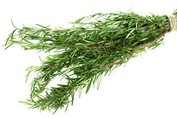Fresh rosemary, isolated on white