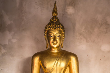 Buddha in Thailand for devotional prayer