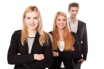 Group of young businessmen