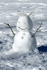 Winter snowman