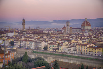 Fototapeta na wymiar Pejzaż z Florencji