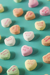 Candy Conversation Hearts for Valentine's Day