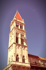 Fototapeta na wymiar Trogir, Croatia - cross processed color tone