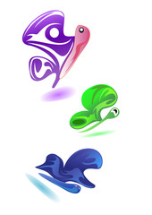 vector cute butterfly 
