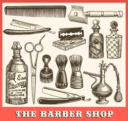 Fototapeta premium The Barber Shop