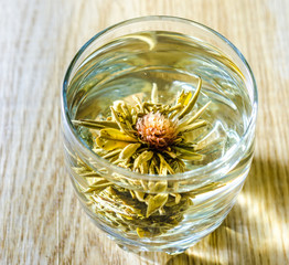 Chinese lotus flower tea