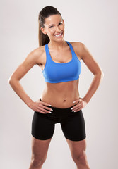 Fototapeta na wymiar fitness woman