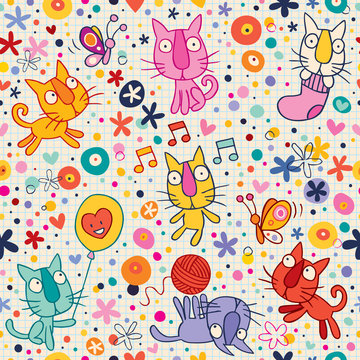 kittens pattern