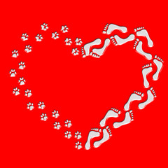 Incontro uomo-animale cuore 3