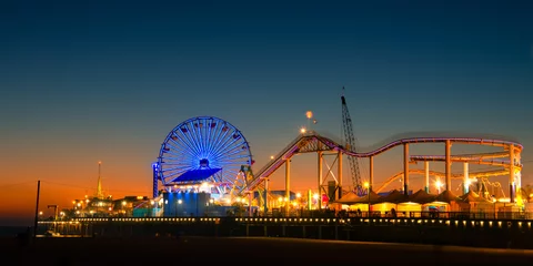Acrylic prints Amusement parc Santa Monica Pier