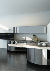 Modern design kitchen interior