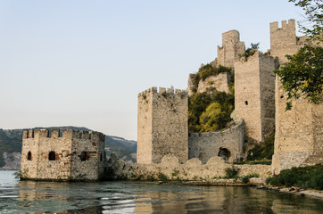 Golubac fortress in Serbia