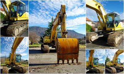 détails d'un tracto pelle