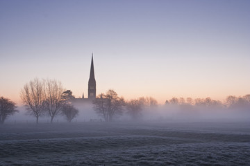 Fototapeta na wymiar Salisbury cathedral