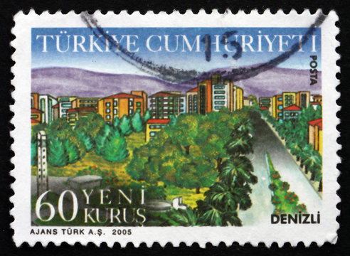 Postage stamp Turkey 2005 Denizli, Province