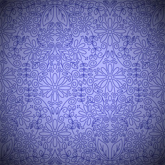 Seamless vintage floral wallpaper