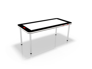 ein Tisch aus Smartphone und Pen