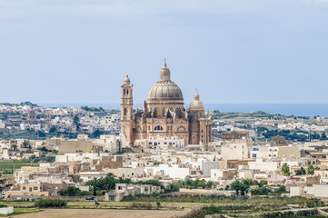 Fototapeta na wymiar Święty Cilja Kościół w Gozo, Malta.