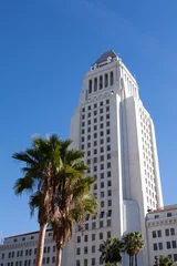 Fototapeten Rathaus von Los Angeles, Kalifornien in Downtown LA. © Dave Newman