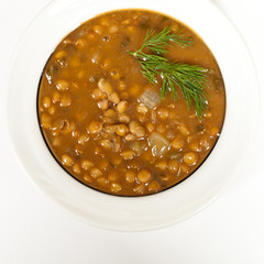 Lentil soup with vegetables