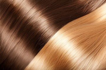 Shiny hair texture