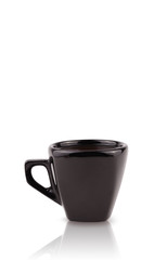 Coffee-cup with white copy space
