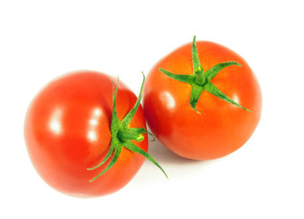 tomato on white