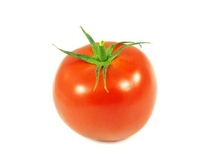 tomato on white