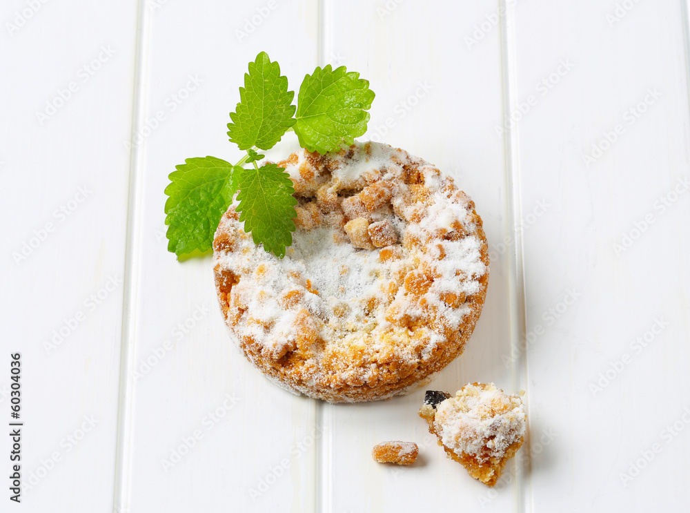 Poster apple crumble cookie