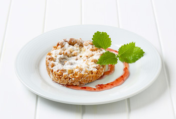 Apple crumble cookie