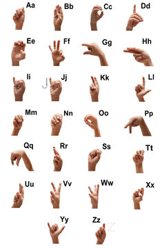 Alphbet ASL kid spelling hand sign american sign language