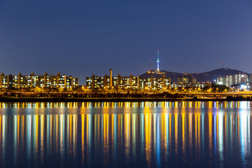 Obraz premium Seoul urban city