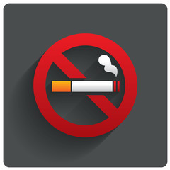 No smoking sign. No smoke icon. Stop smoking. - obrazy, fototapety, plakaty