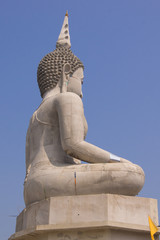 Big buddha statue with blue sky