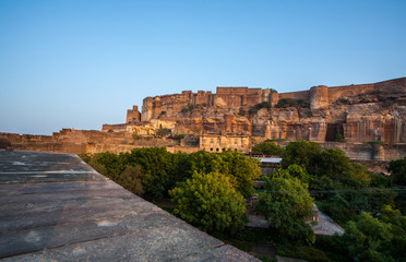 Fototapeta na wymiar Mehrangarh Fort, Jodhpur, Rajasthan, India