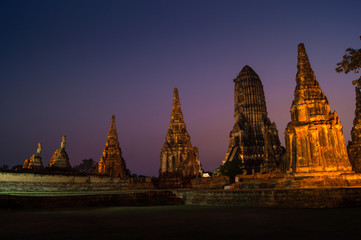 Obraz premium historic buddha temple in Thailand
