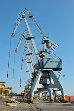 shipyard in Galati, Romania